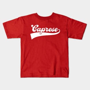 Caprese Mozzarella Basil Olive Oil Balsamic Vinegar Kids T-Shirt